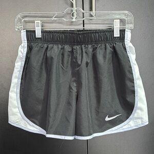Nike Dri-Fit Running panty lined, elastic drawstring waist,lavender trim panels